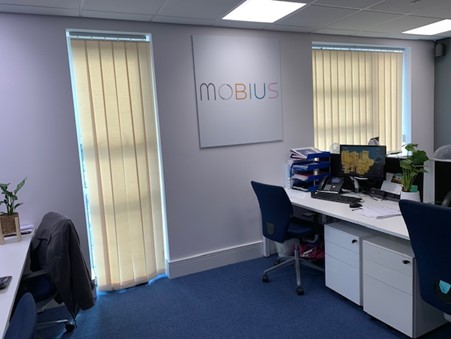 Mobius has moved! We’ve grown so much over the past year, we were running out of space at unit 1. But, we’re not far - we’ve only jumped upstairs to units 7 &amp; 8.😁

Our new address is: Mobius House, units 7 &amp; 8 Corum 2, Corum Office Park, Crown Way, Warmley, Bristol BS30 8FJ.👏