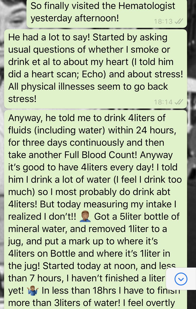 Nuwansenfilmsen's tweet photo. So without any further delay,got an appointment last week&amp;visited the hematologist yesterday afternoon!Here’s everything tht happened&amp;needs to be done!Am still using #100mg of #Cardiprin every night as a blood thinner,fr polycythemia!Latest on my ailments!Have terrible headache💡 https://t.co/eUgGus4V4o