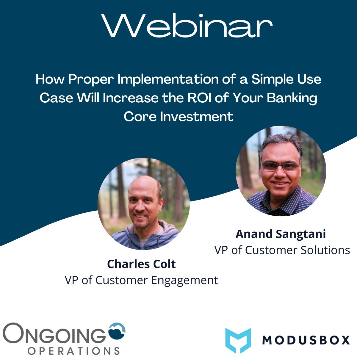 Ogo_Cuso's tweet photo. WEBINAR: Thursday, October 14th, at 1 PM ET, with our partner @ModusBox!
https://t.co/aTK2s3I7Ei
HOW: Learn how the Proper Implementation of a Simple Use Case Will Increase the ROI of Your Banking Core Investment https://t.co/4hAUwk2328