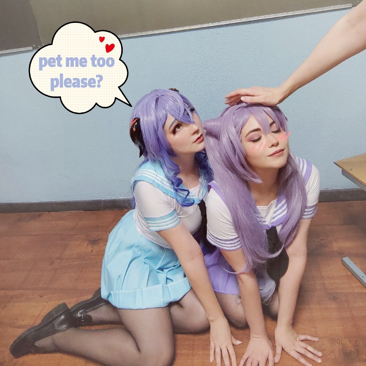 Yesterday we shot of Ganyu and Keqing in school uniforms. And it was very hot 🔥
My pretty Ganyu - @Jade_Poison 💙
#GenshinImpactcosplay #Ganyu #Keqing https://t.co/JvHCK8UyIk