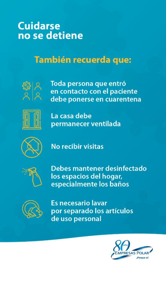 CANIAoficial's tweet photo. Recomendaciones para cuidar a un familiar con covid 19 https://t.co/8yuAAKGOzU