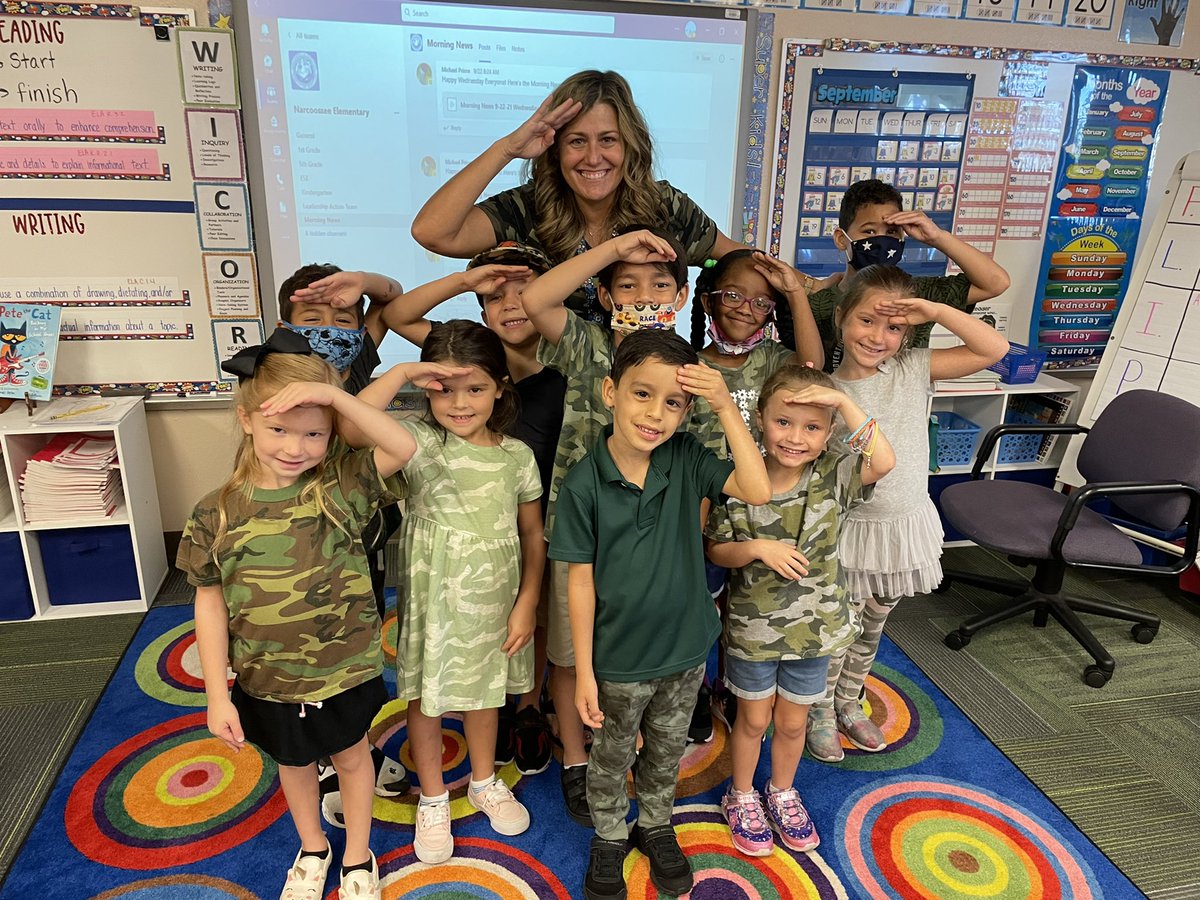 NCESbearcubs's tweet photo. Military Monday continued… @Osceolaschools #ncesrocks #learningandleading https://t.co/jhgDNG0m9K
