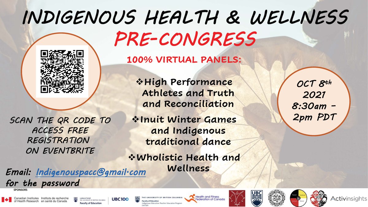 ubckindigenous's tweet photo. Proud to announce our event dedicated to Indigenous Health and Wellness. An impressive line up of Indigenous leaders and speakers. Wow! https://t.co/VQyjuVqmKB @IndigenousPACC @warburtonlab @UBCDeanEduc @UBCEduc #Indigenous https://t.co/Kk39XiQRV4