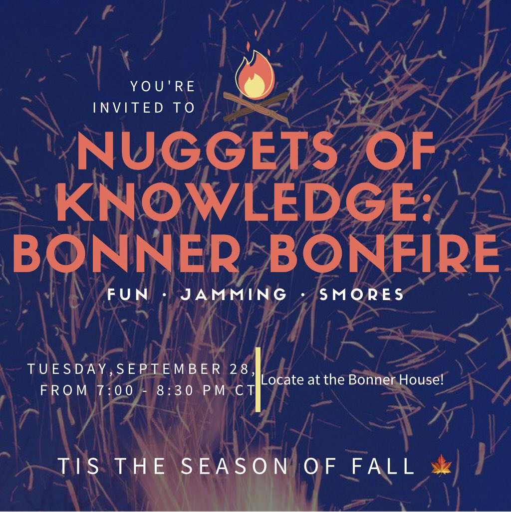 LWCbonner's tweet photo. Check out this eventful week leading up to Homecoming on Saturday! Don't forget that Hour Logs are also Due on October 1 by midnight! Let's challenge #weekfive #bonnerscholars #tryfaillearn #weeklyagenda #bonnerwhat #bonnerlove #lwc #blueraiders #homecoming 
(Part 1/2) https://t.co/AeS26xNUrJ