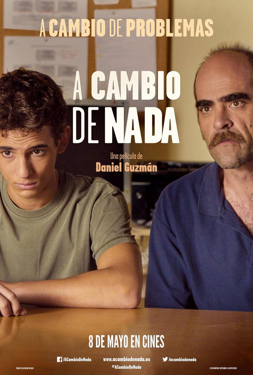 MIÉRCOLES 13, 19.30 h, vuelve el cine al <a href="/AteneodeBadajoz/">Ateneo de Badajoz</a>.
Proyección de la película ‘A cambio de nada’ (2015)
Ópera prima en la dirección del actor español Daniel Guzmán.
#cine #cultura #ocio