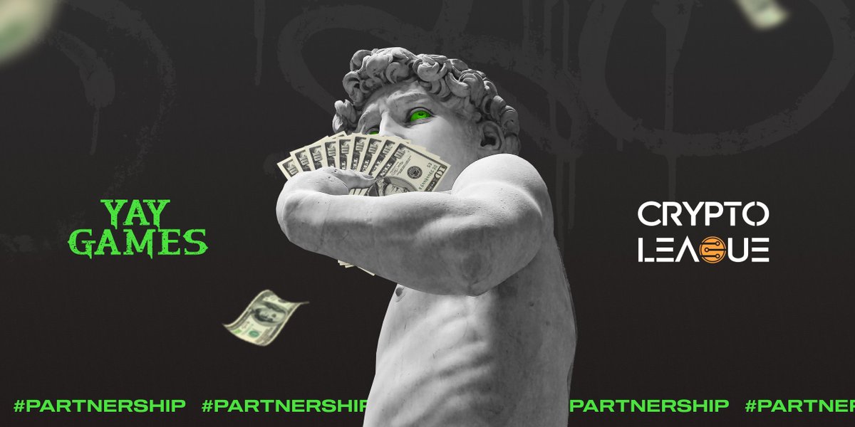 cryptoleague_eu's tweet photo. Our new partnership is here‼️🔥 We are proud joining @yayprotocol with the goal to support #GameFi ventures. #Crypto #BlockchainGaming YAY GAMES is a decentralized gaming marketplace on both #BSC &amp; #AVAX ! https://t.co/W9dOLAAMUw