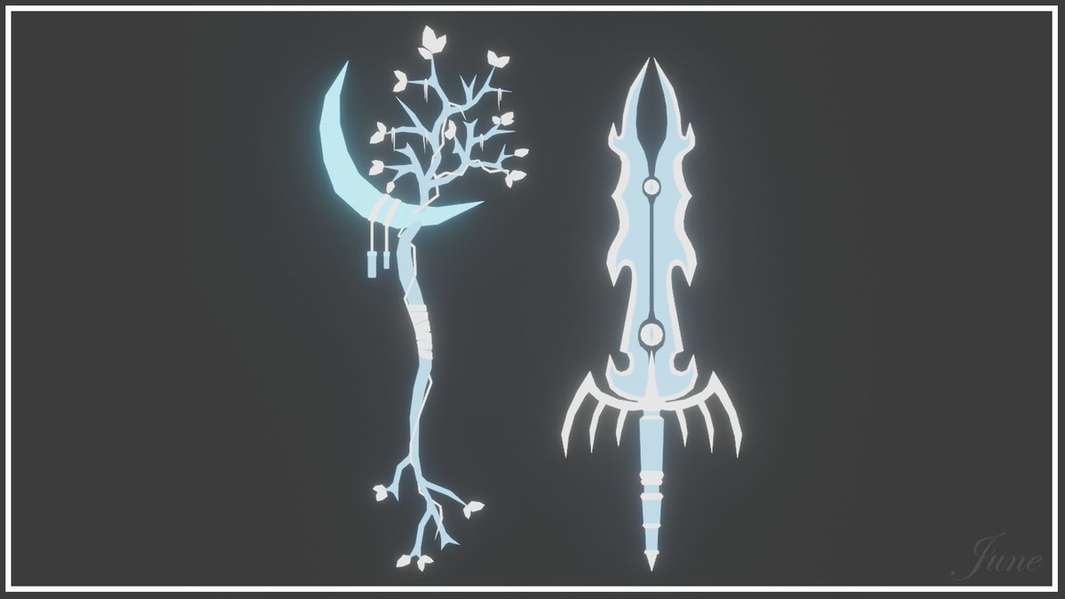 MuzishiRBLX's tweet photo. Several weapons from the Treasure Quest Halloween 2021 update! These were really fun to make. @NosniyRBLX @SenseiRBX #Roblox #RobloxDev https://t.co/dL3m22mYHh