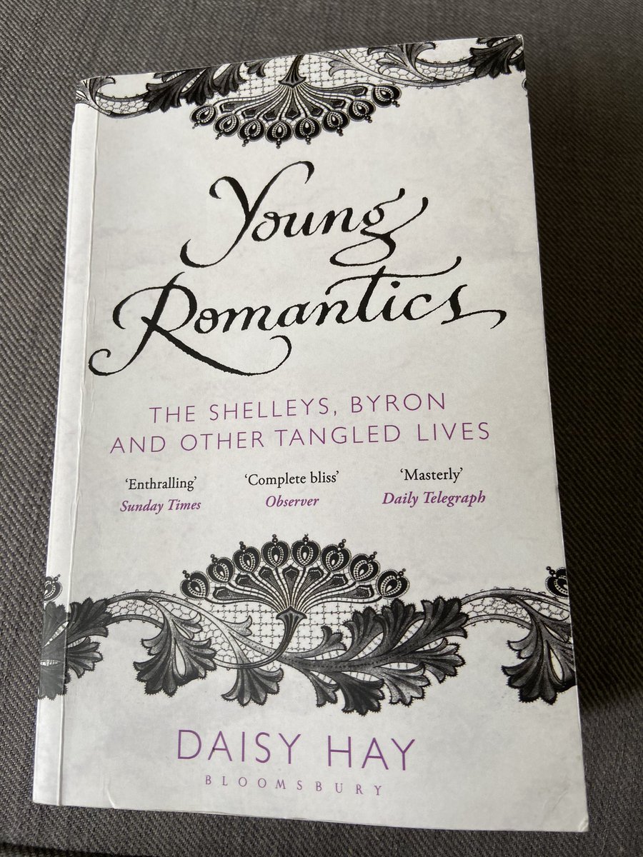 shloobee's tweet photo. This was thoroughly excellent. Could’ve done with reading it before my very first module at Uni, on Romanticism, 1000 years ago! It reminded me why this is one of my favourite periods of art/literature. Thank you #DaisyHay #Romanticism #Romantics #Shelleys #Byron #literature https://t.co/dmEsFVZrnU