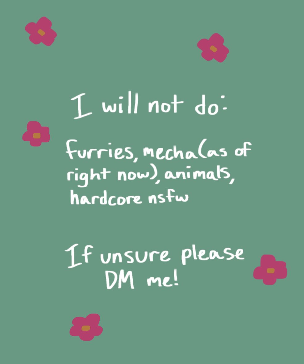 My commissions are open !!
DM if youre interested! B)