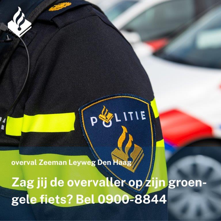 Een man overviel maandag 27 september de Zeeman aan de #Leyweg in #DenHaag.