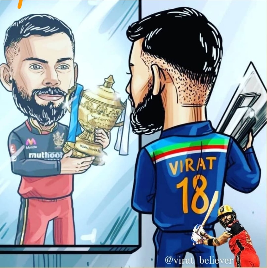 Pulkit39949525's tweet photo. I wish this time RCB win the  trophy #KingKohli #rcbian #royalchallengersbangalore https://t.co/iCCmJ7TS1J