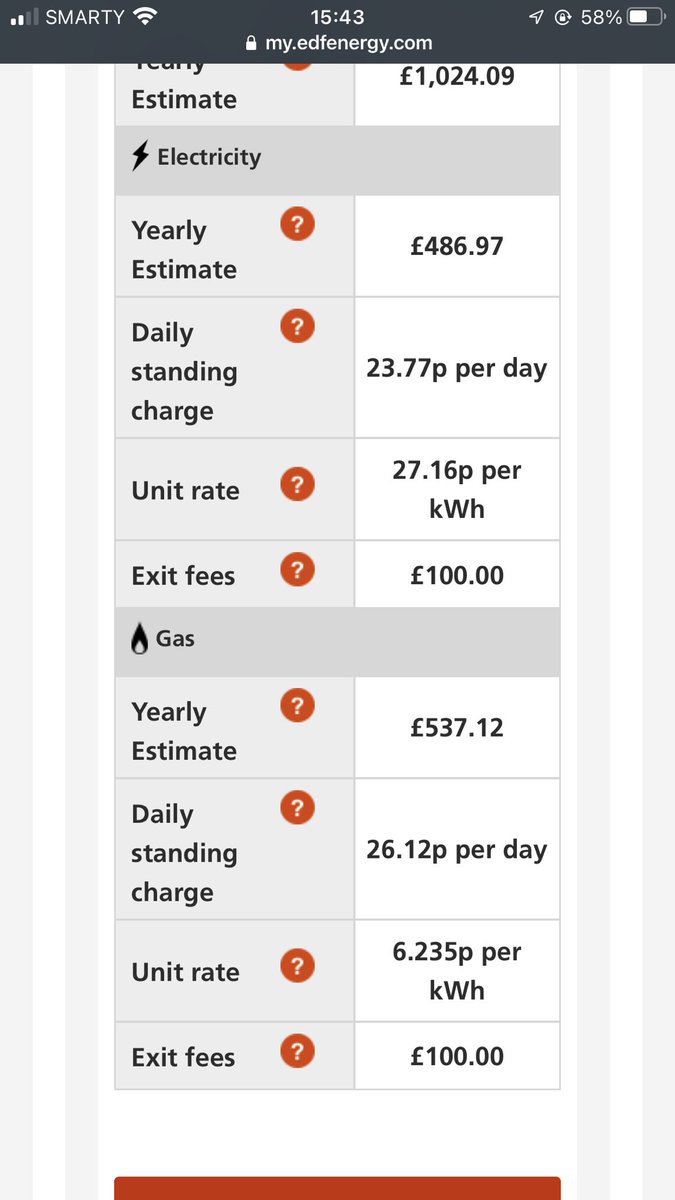 Russell_S_Smith's tweet photo. @edfenergy @ofgem @BritishGas @comparethemkt @BulbUK @OctopusEnergy @ScottishPower @npower @eonenergyuk Cheers @edfenergy but you’re dearer than @BritishGas on the online quote, you’ve not won me over yet 💰☹️ https://t.co/BWSmav2EJm