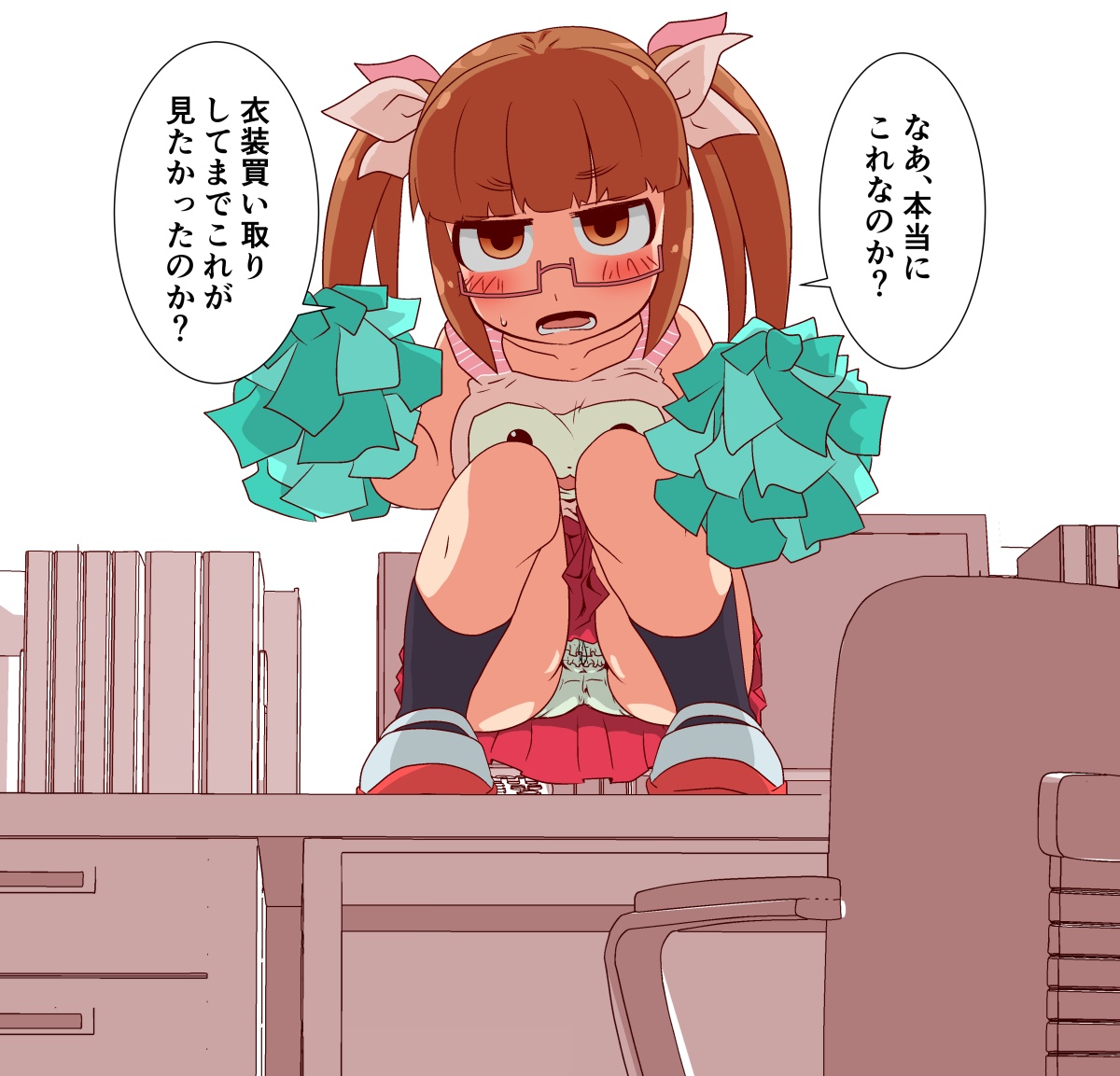 めでたい日にはチアリーディング晶葉。 
#池袋晶葉 