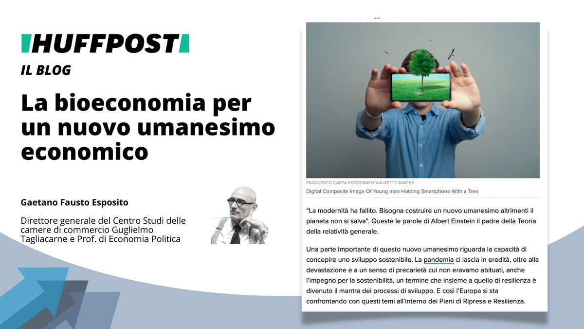 via @huffpostitalia"La bioeconomia per un nuovo umanesimo economico", di GF Esposito, dg #Tagliacarne.

Leggi l'articolo completo 🗞 bit.ly/bioeconomia_hu…