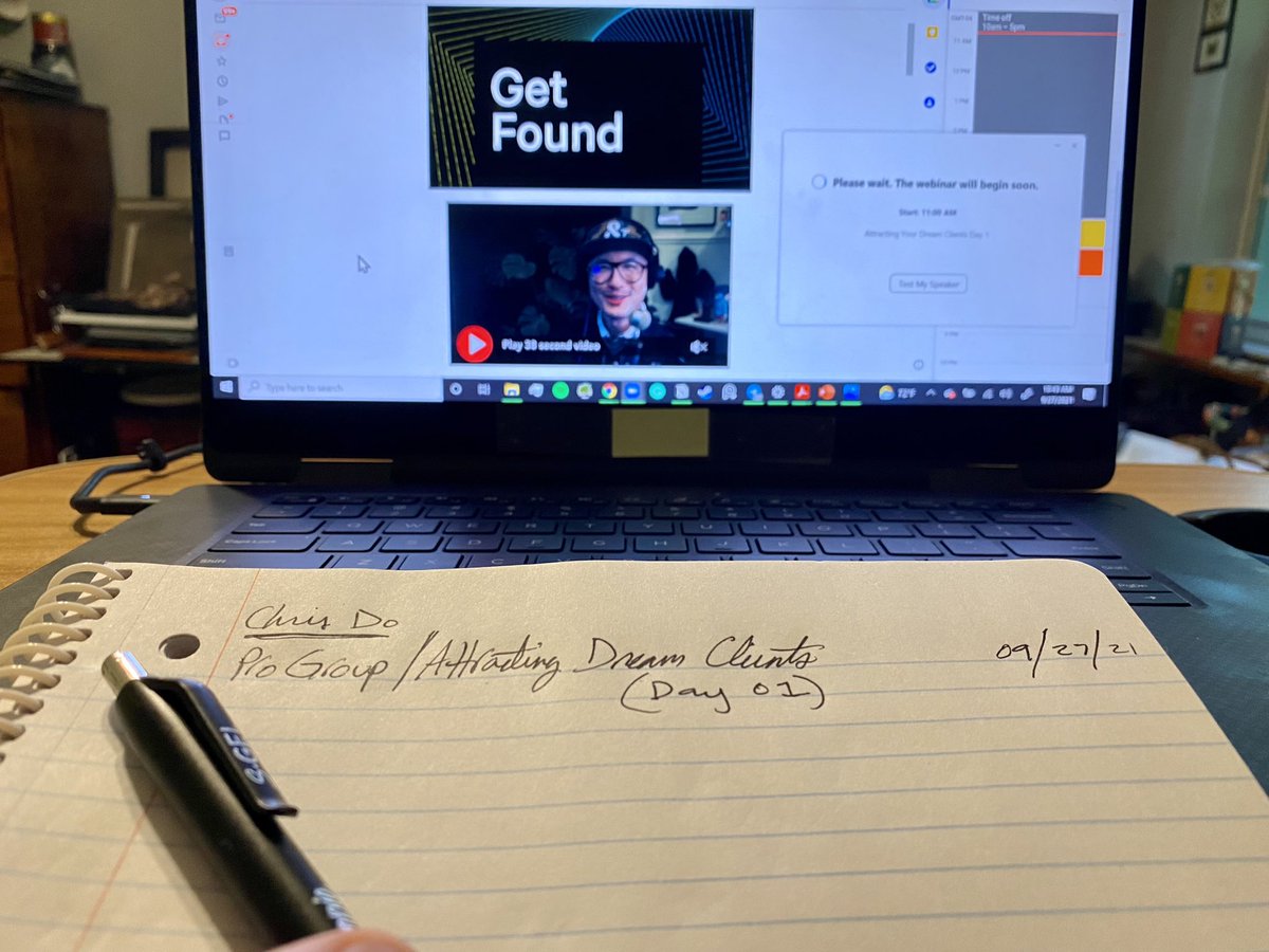 MatthewCicanese's tweet photo. I am very ready for @theChrisDo’s “Attract Your Dream Client” challenge this week. Are you joining in too? Thank you so much, Chris.
Let’s do this. 💡💙🚀✨
#ProGroup #ProFam @thefuturishere
#AYDC #Challenge
_________
#PhotographyCoach #BusinessConsultant #StorytellingCoach https://t.co/91Dg4JOmPL