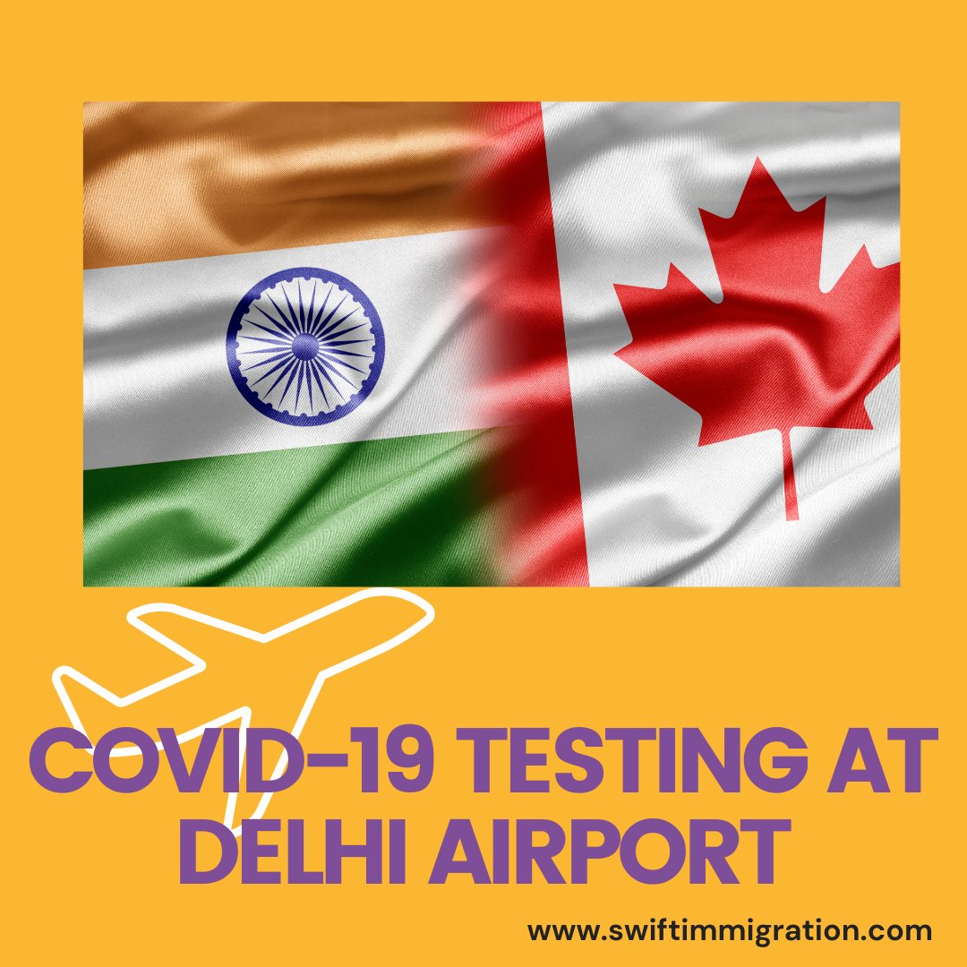 If you are travelling from India, you can get your Covid-19 Test at the Delhi Airport. Visit their website for more information and to book your test. 
#immigrationnews #update #travel #canada