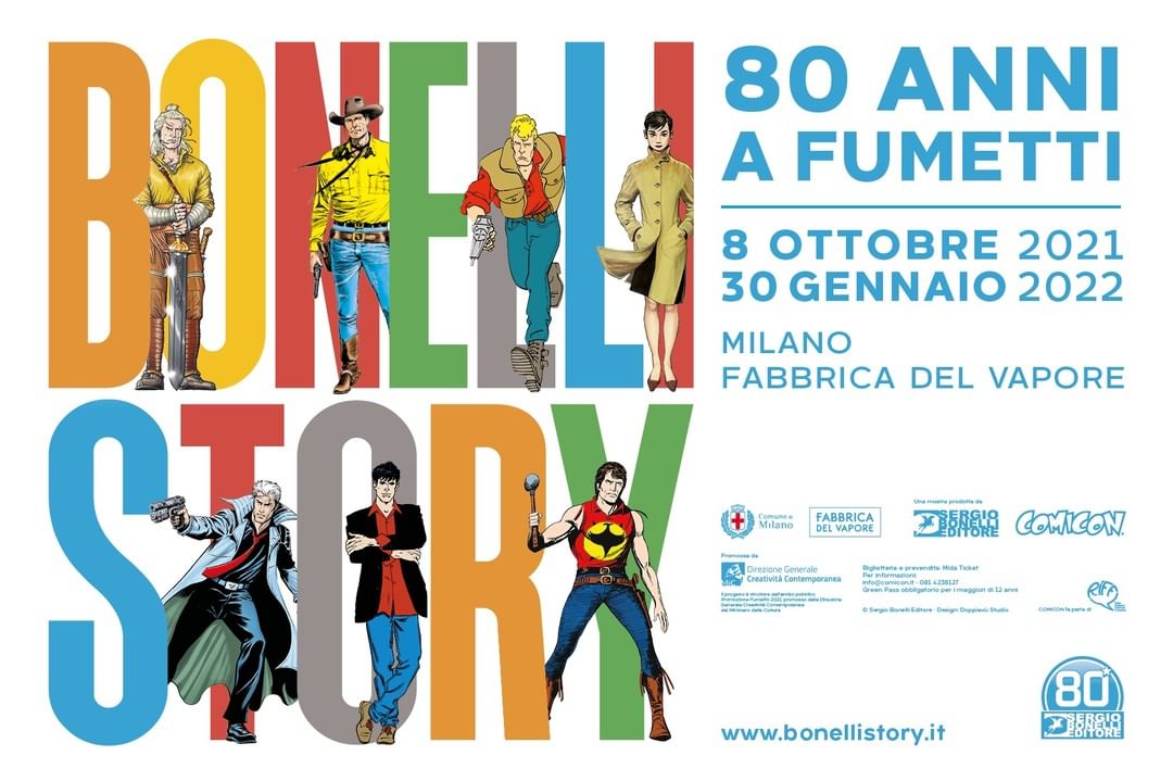 BONELLI STORY: 80 ANNI A FUMETTI!
Dall'8 ottobre al 30 gennaio, presso Comune di Milano - Fabbrica del Vapore.
Reposted from @NapoliCOMICON