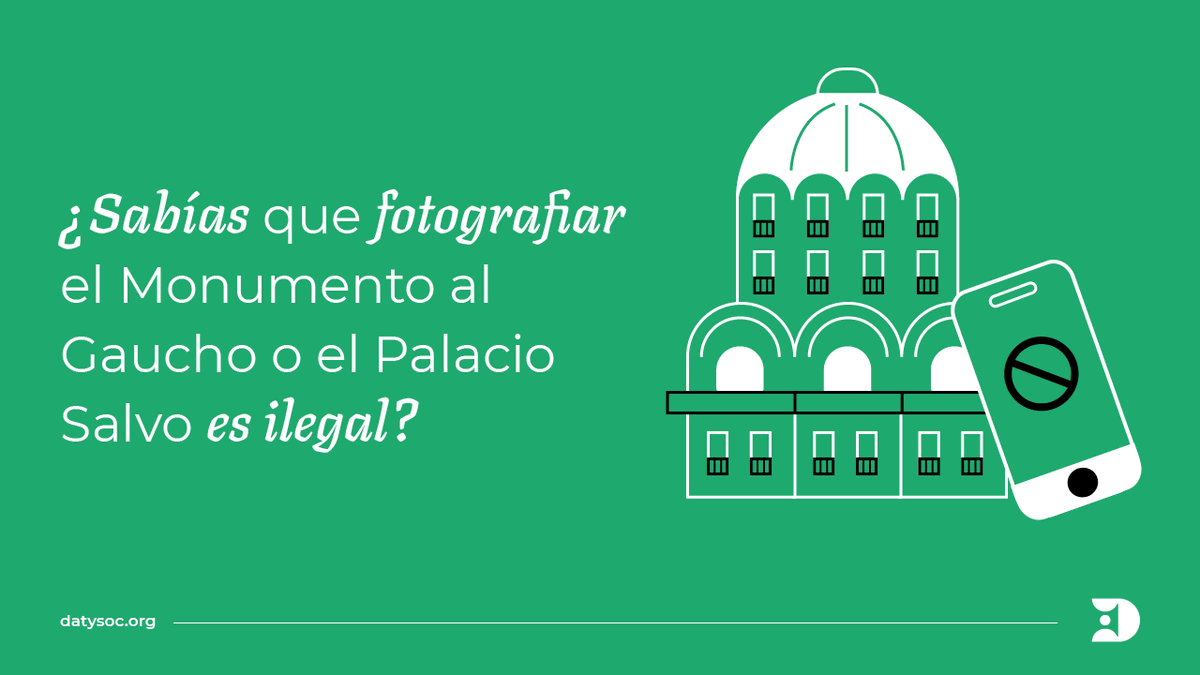 datysoc's tweet photo. ¿Sabías que fotografiar el Monumento al Gaucho o el Palacio Salvo es ilegal? 🧵 https://t.co/rGXLUCJF3l