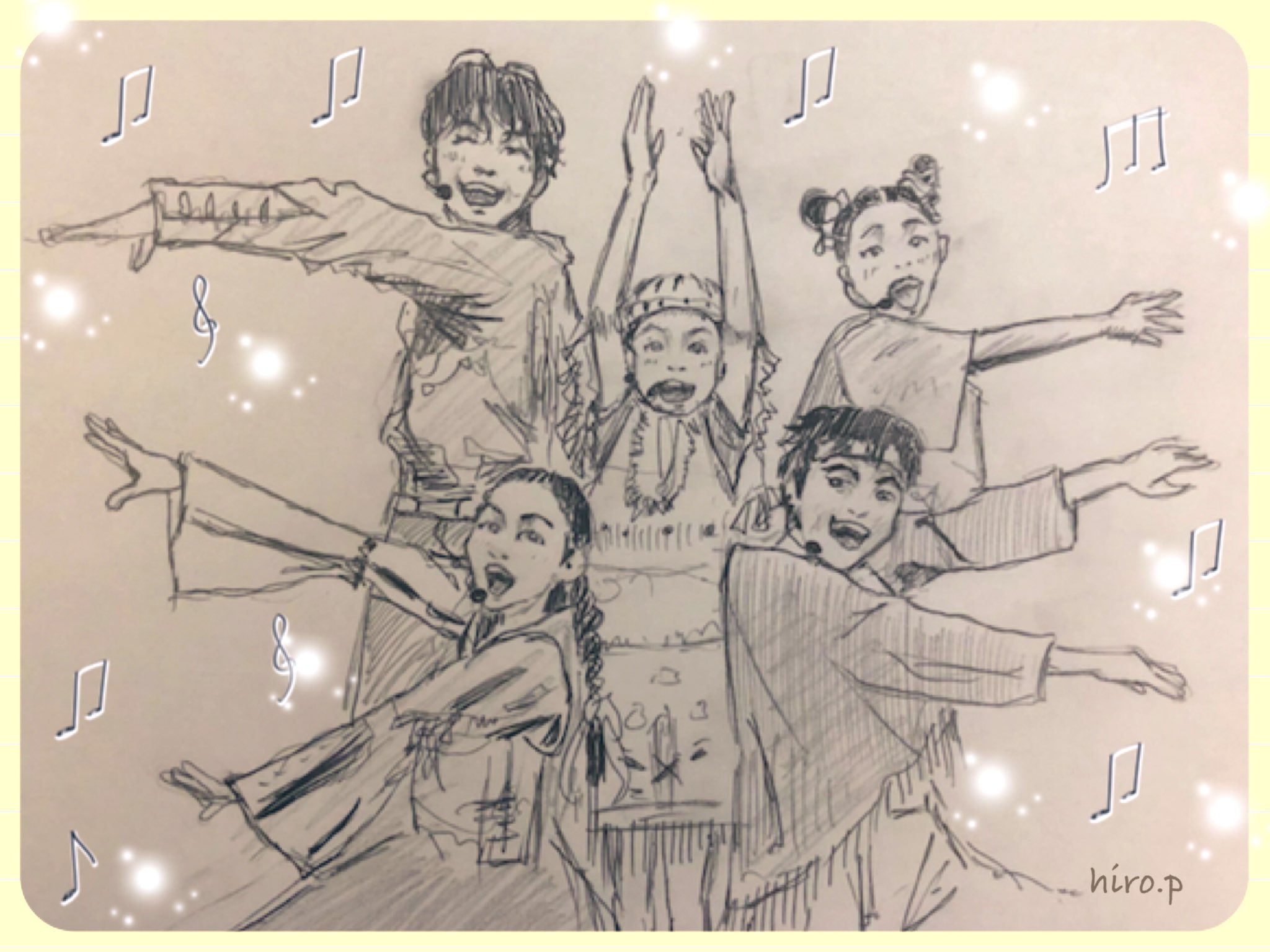 Hiro P ありがとう パプリカあしたにたねをまこうlive Foorin 米津玄師 イラスト T Co O8y1hzzwcs Twitter