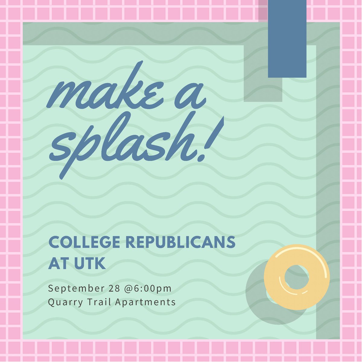 Join us tomorrow for an end of the summer bash!!! *this will take place of regular meeting*