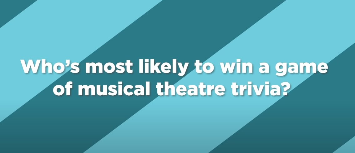 plvtties's tweet photo. of course, the king of musical theatre trivia - @bensplatt https://t.co/sclsvbZHU8