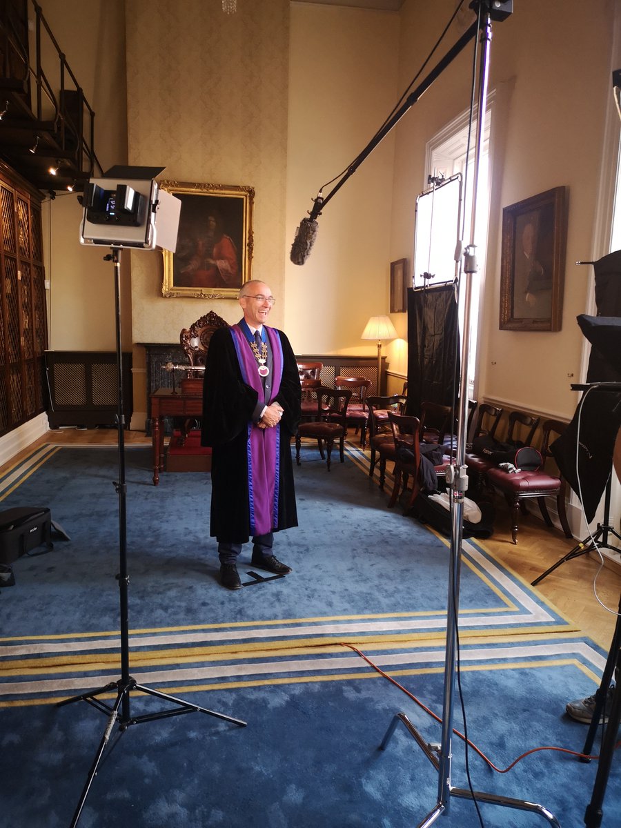 RCPI_news's tweet photo. 📸 Wonderful to have @profmaryhorgan and our Faculty Deans back in No 6 for a day of shooting in the historic Dun's Library.

@climurphy https://t.co/rbLB6GH4J6