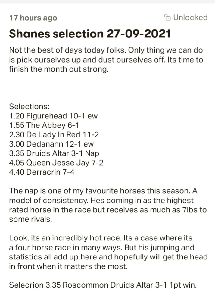 The Irish Racing Corner tweet media