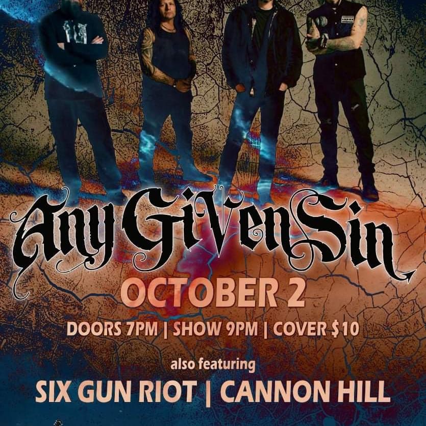 BlueFoxVA's tweet photo. This weekend at Blue Fox .... 
We jam out on Friday with The Sweet Life and rock out on Saturday with Any Given Sin https://t.co/1SC4pkvlNA
