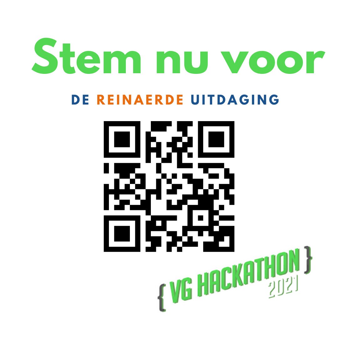 DoeSamen's tweet photo. @HackathonVg  @Reinaerde #challenge #innoverendoejesamen #Zorg https://t.co/vkFaiYEDBA