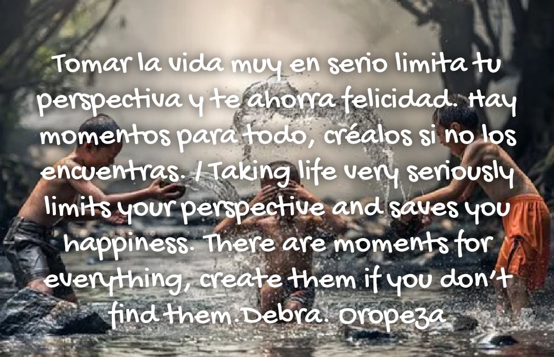 DebraOro's tweet image. Debra Oropeza ❤️

#Vida #Seriedad #Limitar #Perspectiva #Ahorro #Felicidad #Momentos #Encontrar #Crear #Life #Serious #Limits #Perspective #Save #Happiness 

facebook.com/47324947274055…