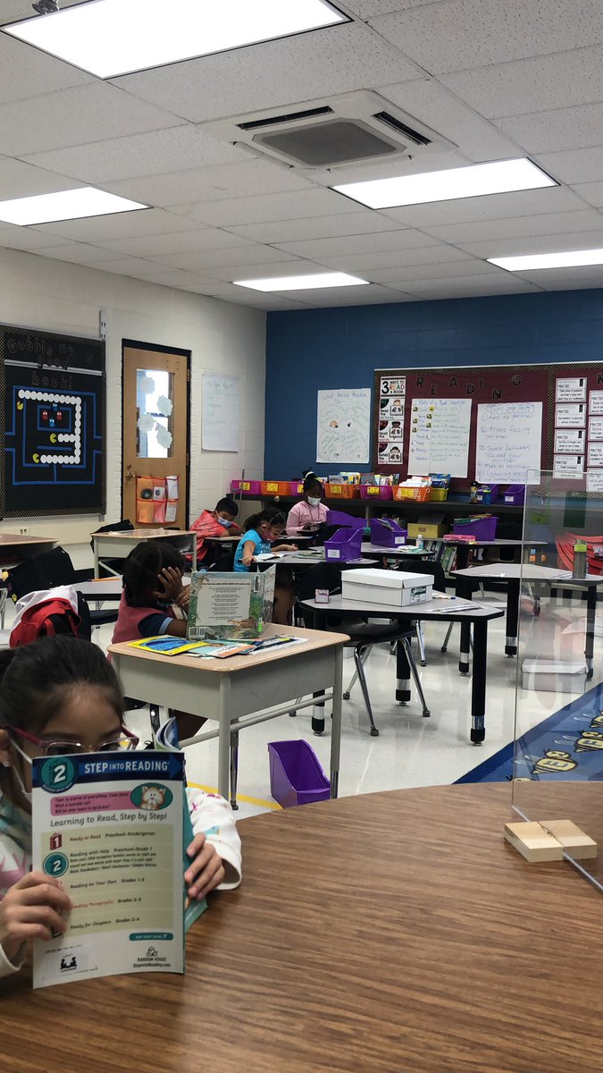 Independent practice time and small group instruction up and going.  #BeEvergreen