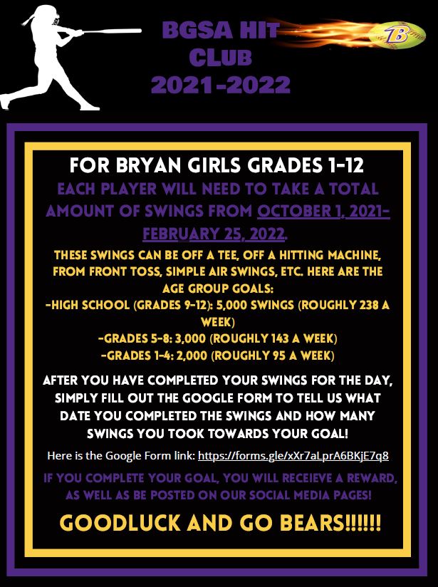 bryan_softball's tweet photo. Join the BGSA hitting club this winter to prepare yourself for the spring! https://t.co/BKhadkMoWD