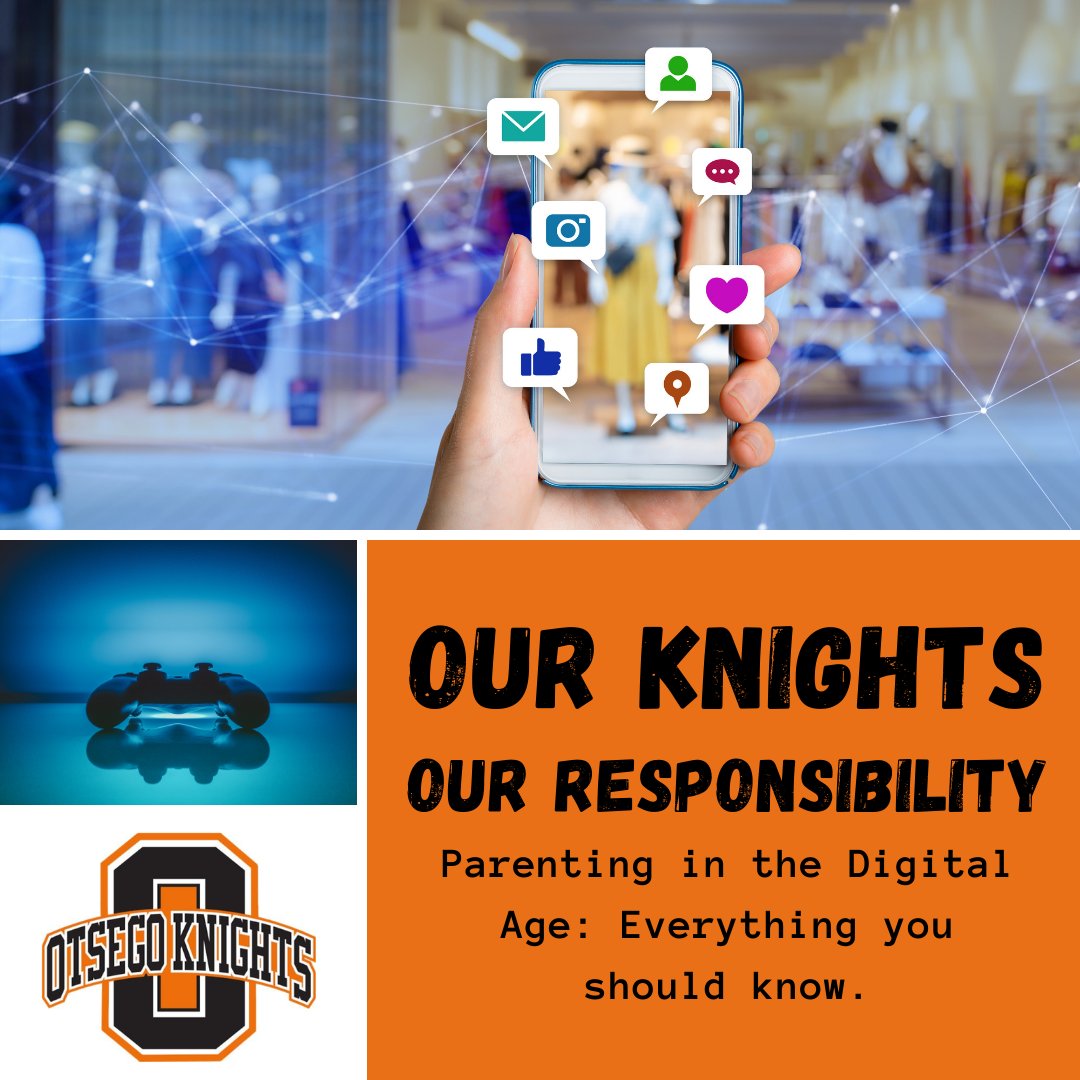 Our children are inundated with technology, which can pose dangers to kids when not used appropriately. Stay tuned, as I will be sharing tidbits on the technology your children are using. Reach out with questions! #otsegoknights #techsmart