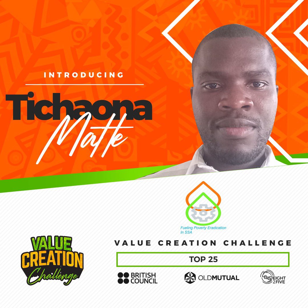 eight2fivehub's tweet photo. 1/2 Introducing the #VCCZW2021 Top 25 Participants 

Meet @MatteTicha representing @FuelPvt, a renewable energy development company making biomass-based renewable energy products. Fuel Flip uses homegrown energy solutions to address energy poverty in underserved communities. https://t.co/KlpQ4hancx