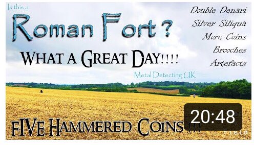 metaldetecting2's tweet image. Man v Field: Metal Detecting UK - Is this a Roman Fort? youtu.be/-se6s190vgw via @YouTube