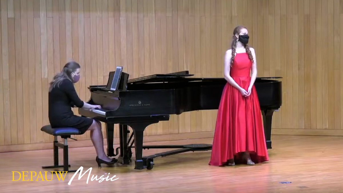 Today's performance feature is "Before I gaze at you again" sung by Lauren Alexander '22. You can watch the performance on facebook.com/depauwmusic