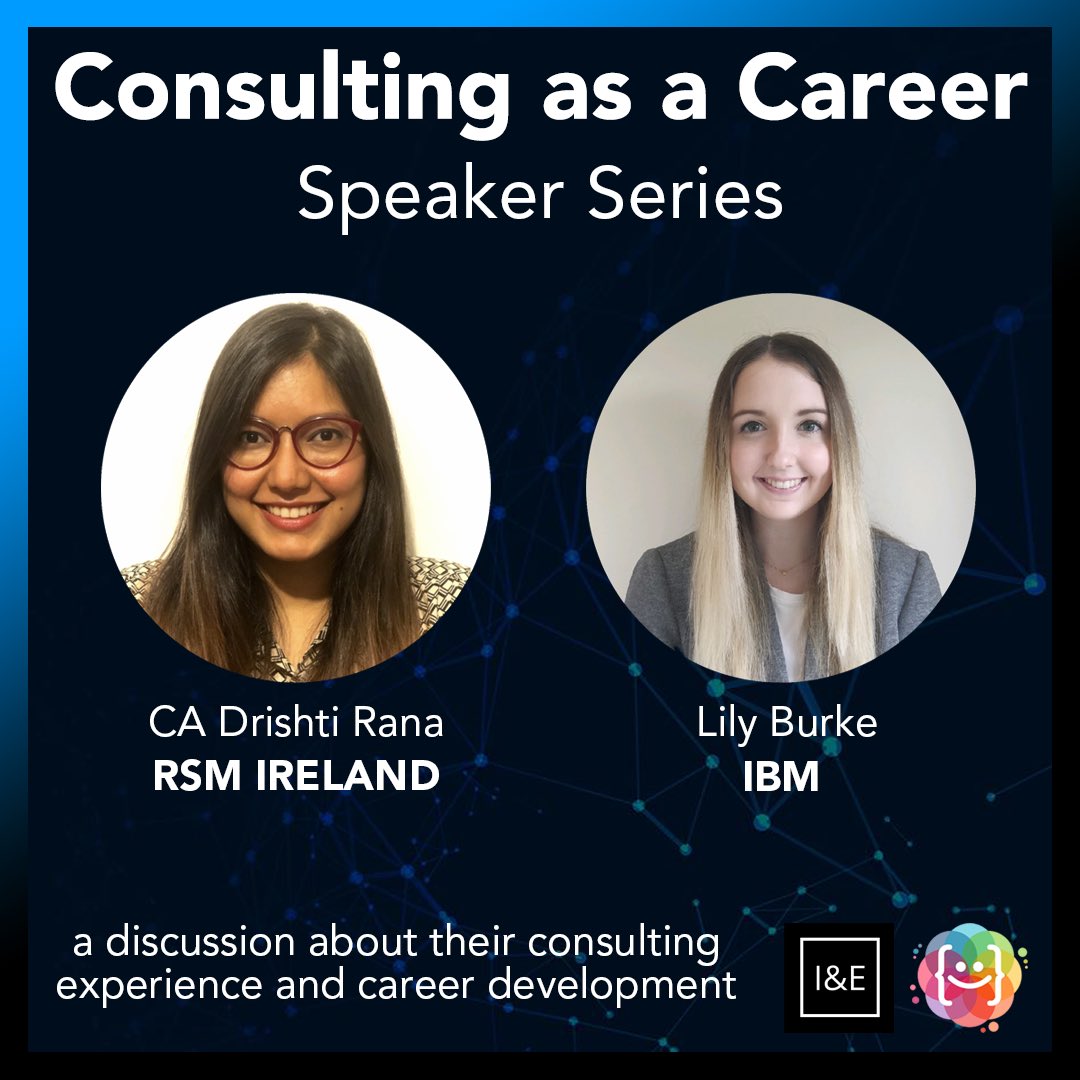 thedatasoc's tweet image. 🎤Consulting Speaker Series in collaboration with @ucdie 🎤

Our Consulting Series begins this Thursday as we speak to Drishti Rana of RSM Ireland and Lily Burke of IBM about their consulting experience and career progression 👩🏻‍💻 

👉 Sign up link in bio 

#datasoc #consulting