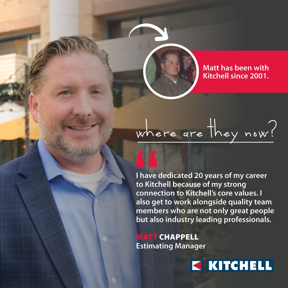 KitchellCos's tweet photo. Thank you Matt for your passion and leadership as an employee-owner and congratulations on your 20-year Kitchell anniversary!
#kitchell #kitchellcem #kitchellconstructionmanagement #kitchellcareers #lovewhereyouwork https://t.co/6Czlt6bCqw