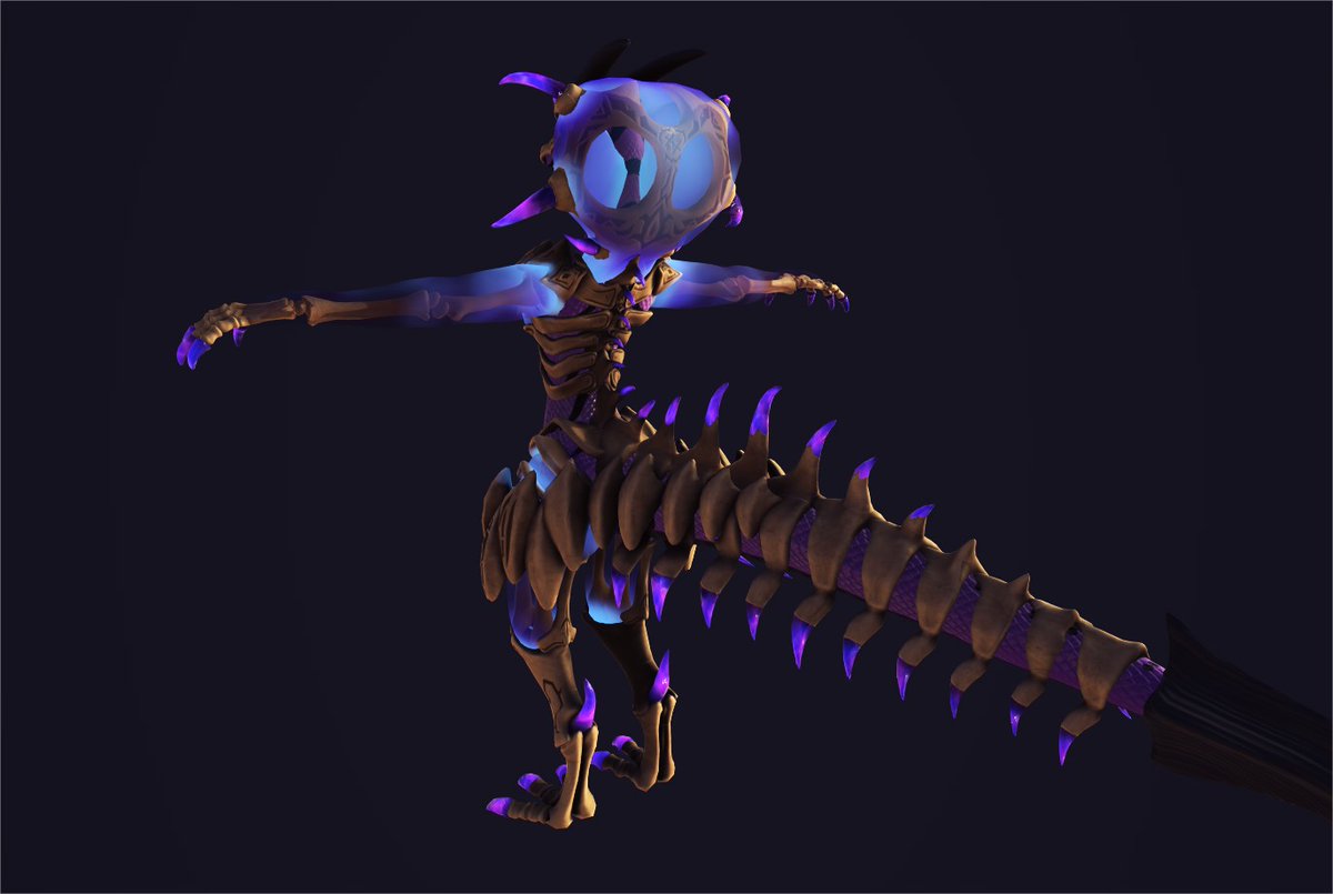 I'm finally done with my Bone snake ! :D
It's the result of 3 days straight of work for the model jam we had this weekend with my friends.
I had a blast working on this with you guys, can't wait to burn my brain out on the next jam haha!