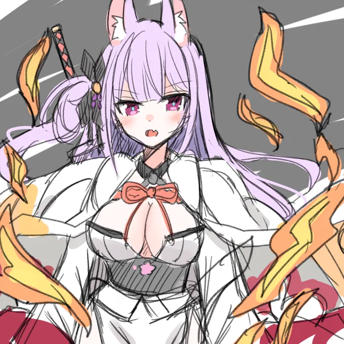 炎の呼吸な感じでちょっと
#なつめ絵巻 