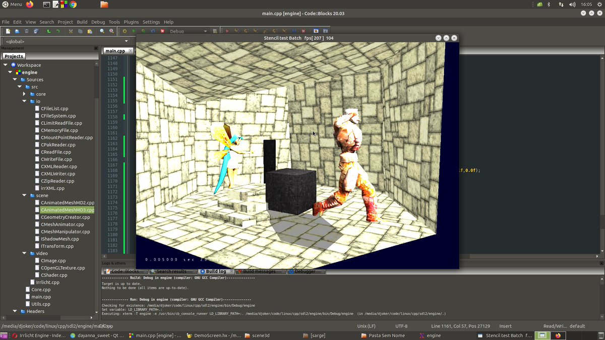 djokersoft's tweet image. Programming it&apos;s fun and so taking something and being able to change everything is funny #Irrlicht miniirrlicht #opengl #opengles #android #3d