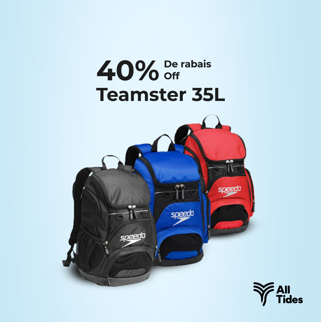 SPLASH DEAL 💦
This Monday, September 27th only, find the Speedo Teamster 35L backpack at 40% OFF!
-
VENTE SPLASH 💦
Ce lundi, 27 septembre seulement, retrouvez le sac à dos Teamster 35L de Speedo à 40% de rabais !

bit.ly/3ud2jng
