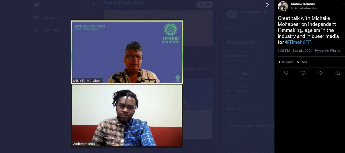 "Woooow that was excellent! I learned so much. Happy to hear Andil speak after reading articles on his work.  I'm  just grateful I could see it at all.  Here from Jamaica! Not Indo Caribbean but filled with gratitude." 

Thanks for sharing Akilyah and Andrew!