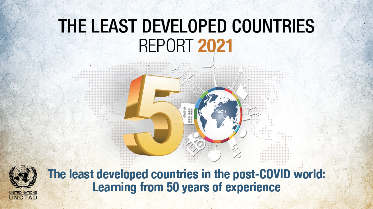 PAkiwumi's tweet photo. Please join us tomorrow for a briefing on the key findings of our new @UNCTAD #LDCReport - The least developed countries in the post-COVID world - Learning from 50 years of experience

28 September 2021
15:00 - 16:30 hrs. CEST 

More info &amp; registration ➡️https://t.co/E4UXNIXChs https://t.co/WtkltcEMbn