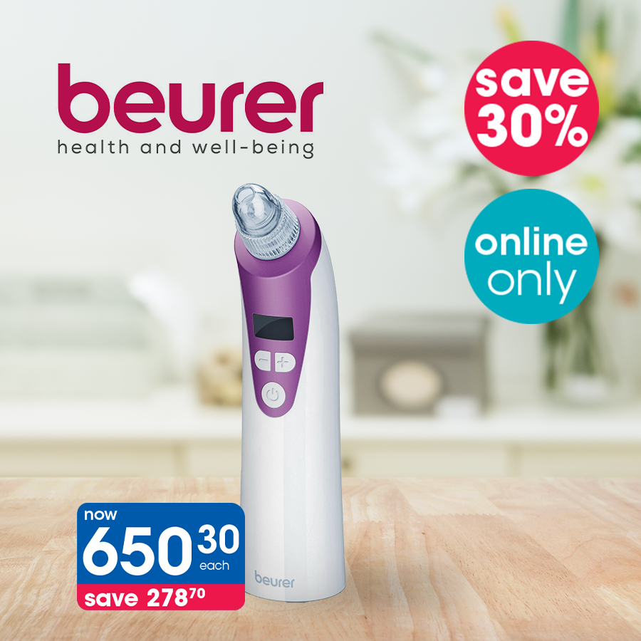 Clicks_SA's tweet photo. SAVE 30% on selected Beurer electrical beauty items online only #ClicksSpringBeauty > https://t.co/47WF3s5iD0 https://t.co/ozAiKudDvF