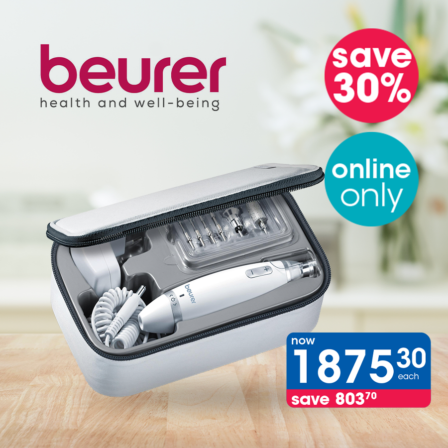 Clicks_SA's tweet photo. SAVE 30% on selected Beurer electrical beauty items online only #ClicksSpringBeauty > https://t.co/47WF3s5iD0 https://t.co/ozAiKudDvF