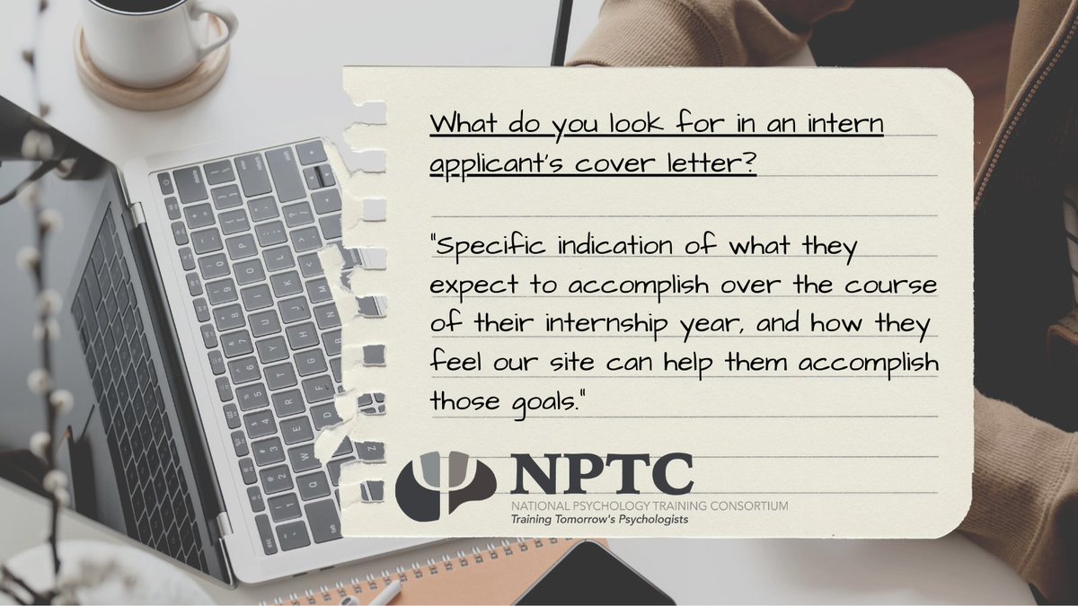 psychinterns's tweet photo. Our internship program application deadline is November 21, 2021 at 11:59 pm.
From now until the deadline, we'll be sharing tips from our Training Directors on preparing the APPIC AAPI. On this #MatchDayMonday, we have advice for writing the all-important cover letter! https://t.co/KbEhGkU5m9