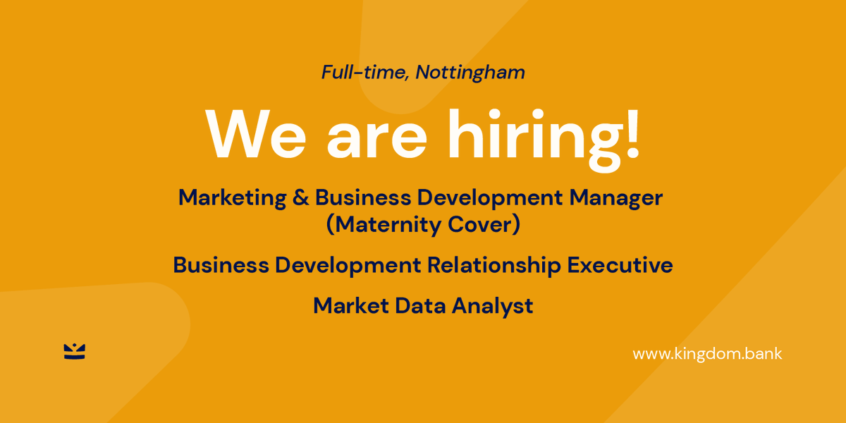 Use your career and skills to help see healthy, gospel-hearted churches across the UK plant, build and grow. Head to our website to discover exciting job opportunities with Kingdom Bank - applications close soon! 

bit.ly/3m0bvHH