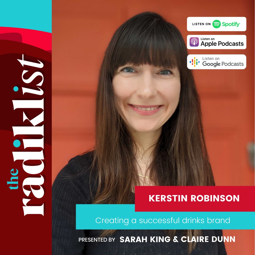 weareobuinvest's tweet photo. Want to learn top #businesstips from the co-founder of a successful #drinks brand?
Look no further than the latest #episode of The Radiklist #podcast as our founders talk to Kerstin, co-founder of @NixandKix #womenfounders #femaleentrepreneur: https://t.co/gOM1qlqrG4 https://t.co/WSIuOS0YD2
