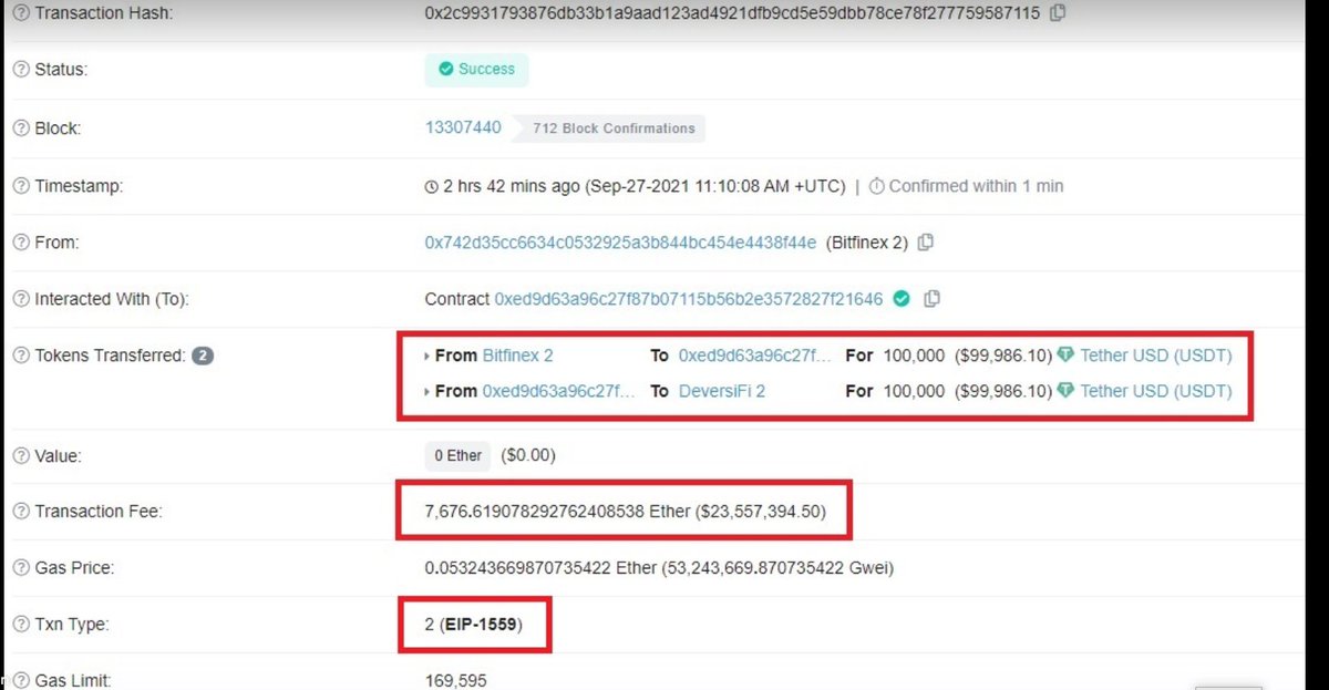 GranMag0's tweet photo. 😱😱😱

Hoy el mercado #cripto ha sido testigo de un evento inusual 😳

El exchange #Bitfinex pagó 23,7$ MILLONES 💰 en tarifas por una transacción de 100,000 $USDT 🤣

Se les ha ido el dedo 🖱️

#Bitcoin 
https://t.co/XndsSq6Euk https://t.co/UFVOvdEc7n